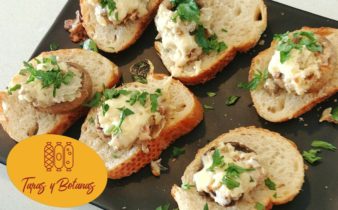 Tapas de Champiñones Rellenos.